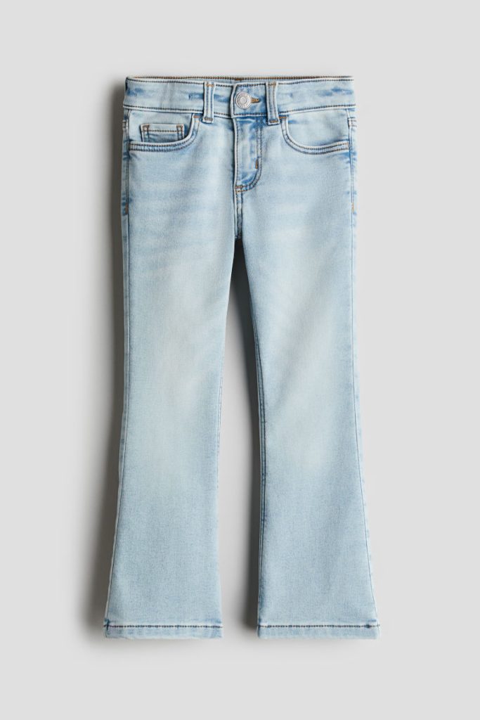 H & M - Super Soft Flared Leg Jeans - Blauw