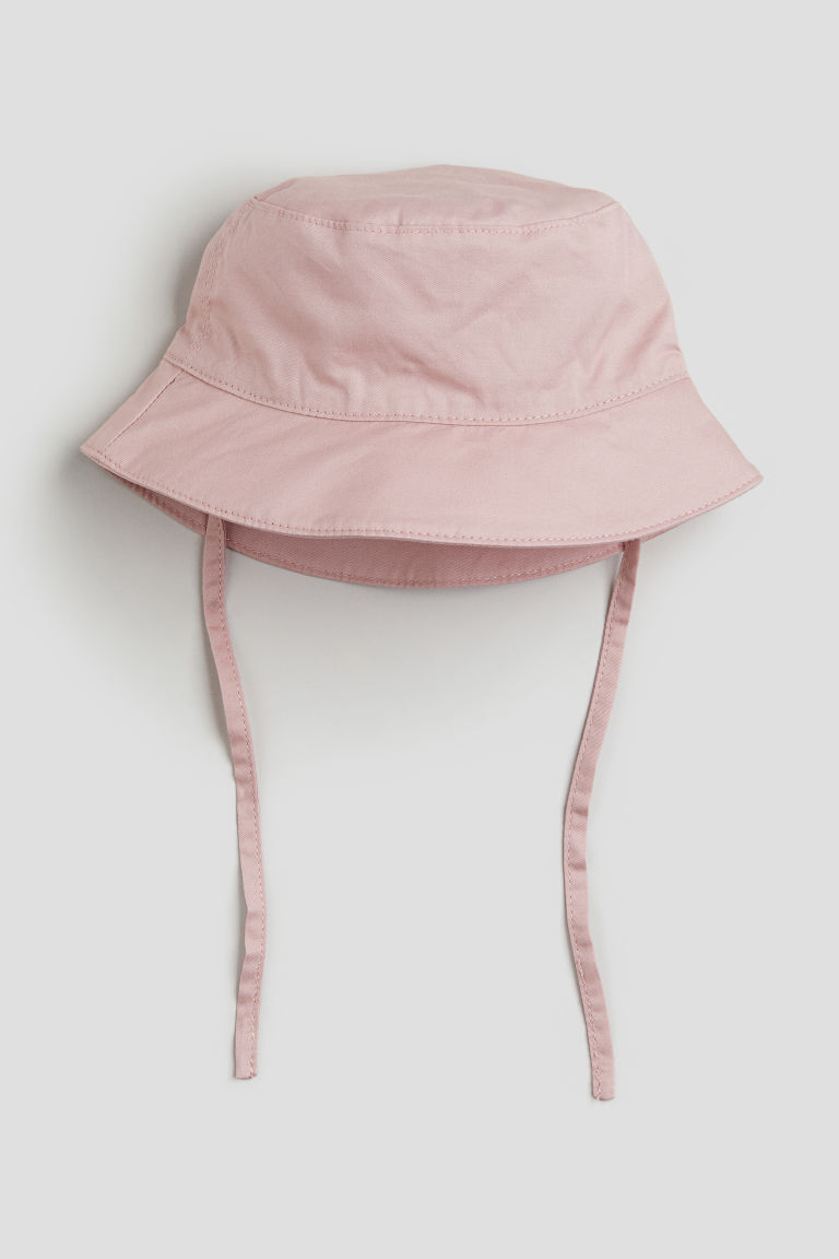 H & M - Katoenen buckethat - Roze