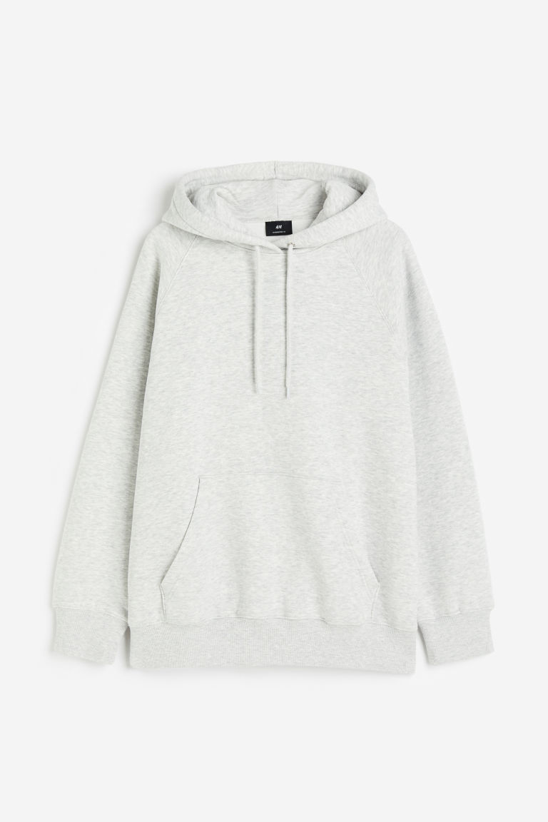 H & M - Capuchonsweater - Oversized Fit - Grijs