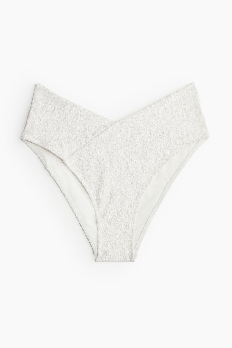 H & M - Cheeky bikinislip - High Waist - Wit