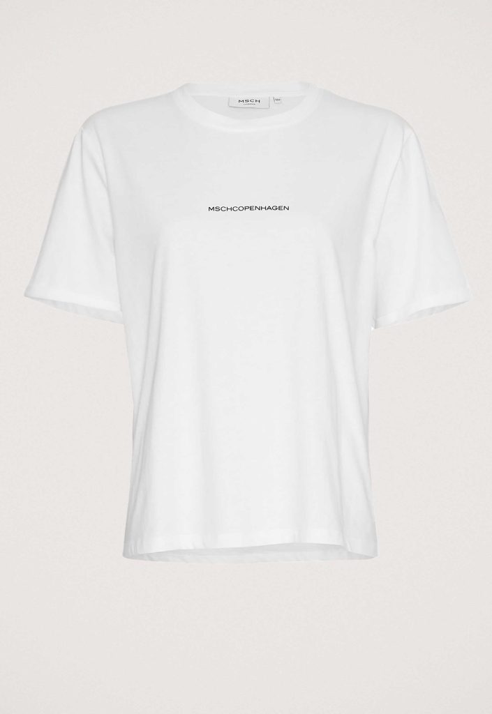 MSCH Copenhagen Terina Organic Small Logo T-shirt