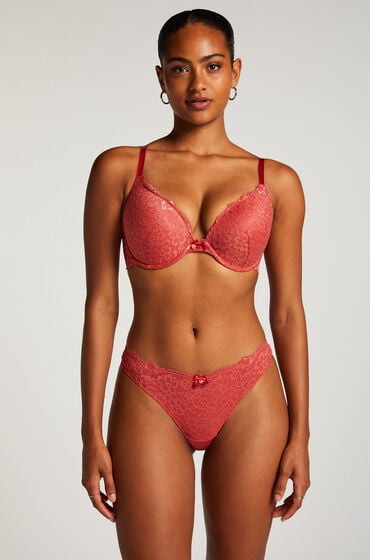 Hunkemöller String Marine Rood