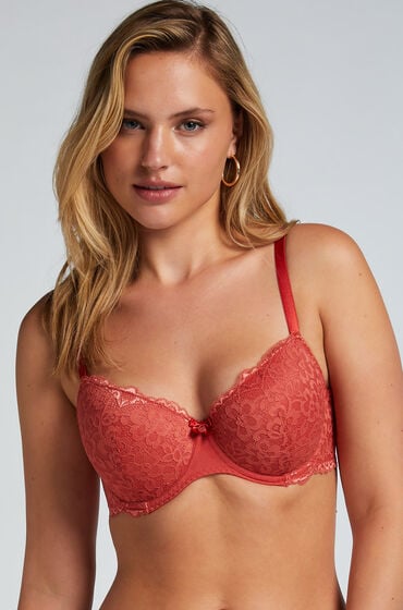 Hunkemöller Voorgevormde beugel bh Marine Rood