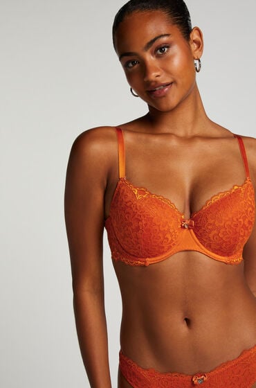 Hunkemöller Voorgevormde beugel bh Marine Oranje