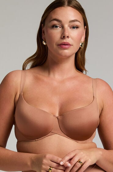 Hunkemöller Voorgevormde beugel bh Smooth Bruin