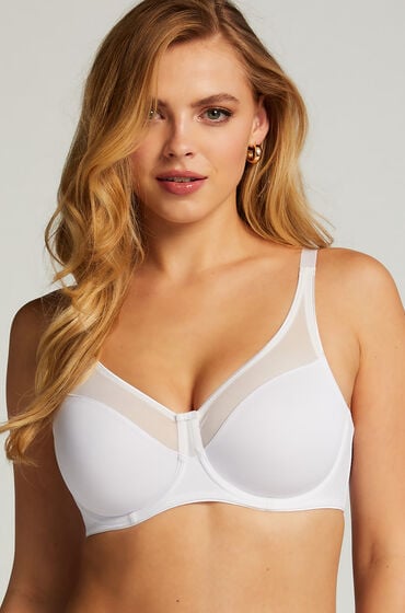 Hunkemöller Niet-voorgevormde minimizer beugel bh Nina Wit