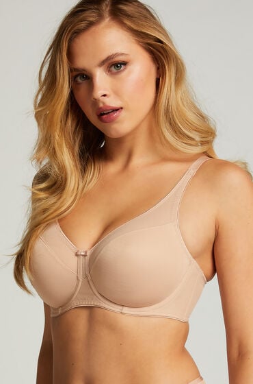 Hunkemöller Niet-voorgevormde minimizer beugel bh Nina Beige