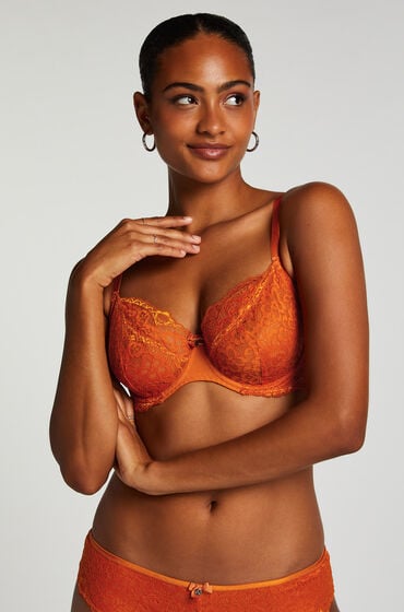 Hunkemöller Niet-voorgevormde beugel bh Marine Oranje