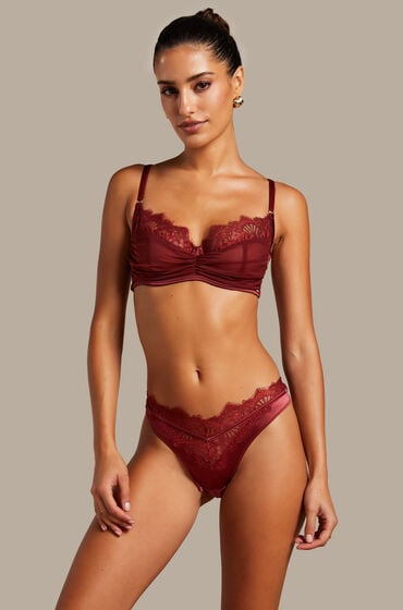 Hunkemöller Hoge Brazilian Zoe Rood