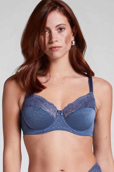 Hunkemöller Niet-voorgevormde beugel bh Sophie Blauw