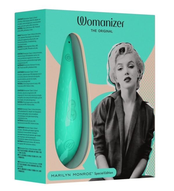 Womanizer Marilyn Monroe Special Edition Classic 2 - 4 Kleuren Mint - turqouise