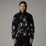 The North Face Polar Sun-fleecejas Voor Heren Tnf Black Liquid Print-tnf Black male