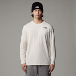 The North Face Shadow-t-shirt Met Lange Mouwen Voor Heren White Dune male