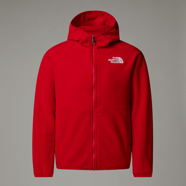 The North Face Glacier-fleecejas Met Capuchon Voor Tieners Tnf Red male