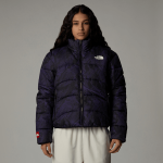 The North Face 2000 Synthetic Puffer-jas Voor Dames Peak Purple 3d Summit Mesh Print female