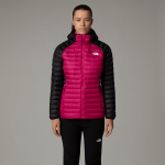 The North Face Bettaforca-donsjas Met Capuchon Voor Dames Pink Primrose-tnf White female