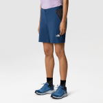 The North Face Slim Tapered Felik-short Voor Dames Shady Blue-tnf Black female