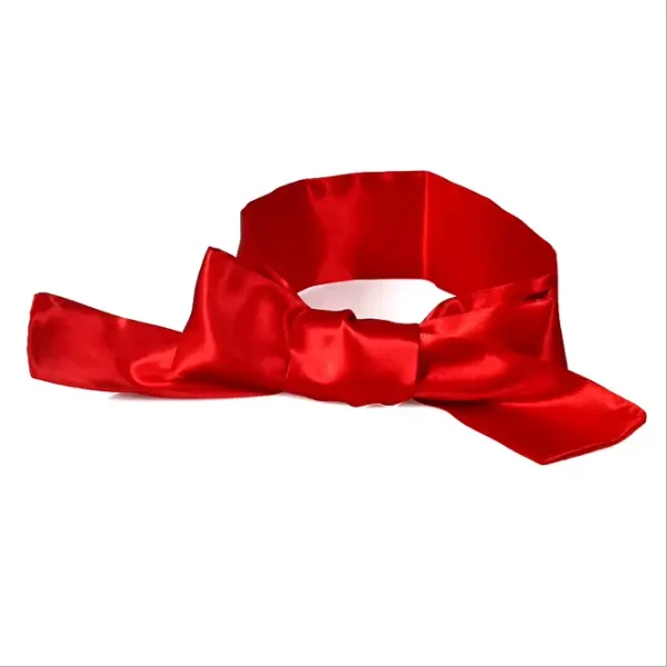 Condoom Anoniem Blinddoek & Bondagedoek Satijn Rood