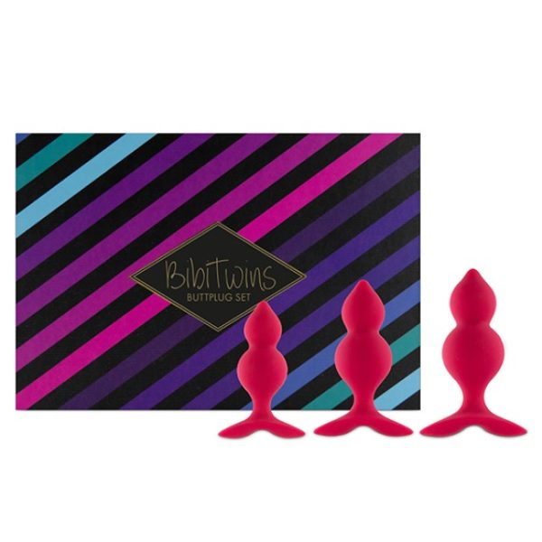 FeelzToys - Bibi Twin Butt Plug Set 3st