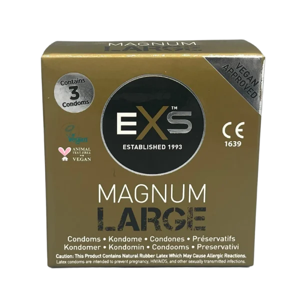 EXS Magnum Large Condooms (60mm) 3 stuks