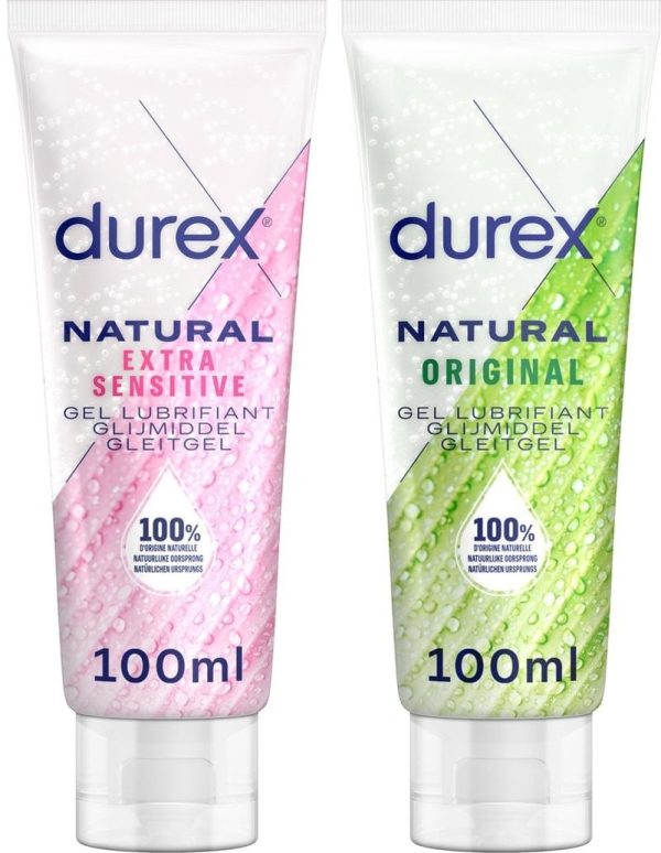 Durex Natural Glijmiddel Original & Extra Sensitive - 2x100ml