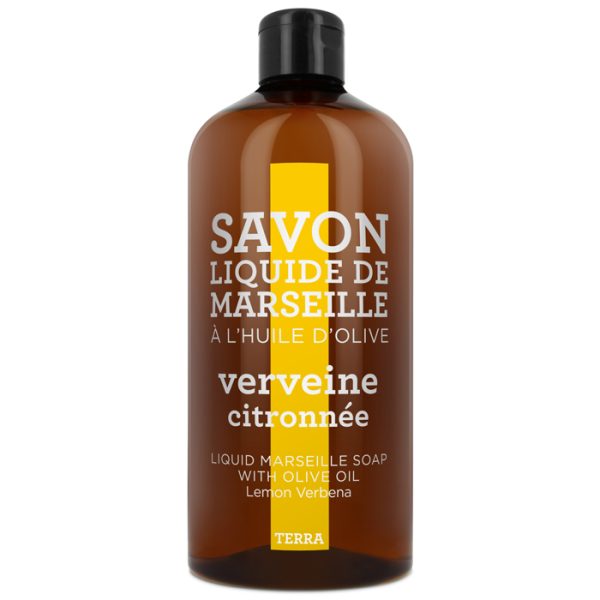 Savon de Marseille vloeibare handzeep Terra Verveine Citronnée 1 liter navulling