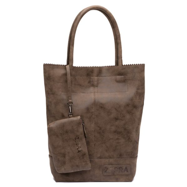 Zebra Natural Shopper Brown