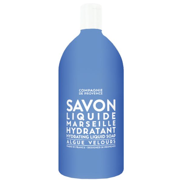 Savon de Marseille vloeibare handzeep Algue Velours 1 liter navulling