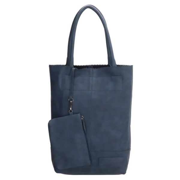 Zebra Natural Shopper Jeans Blauw Suedine