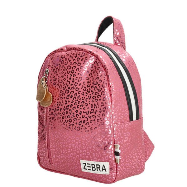 Zebra Rugzak Pink Metallic Leopard (S)