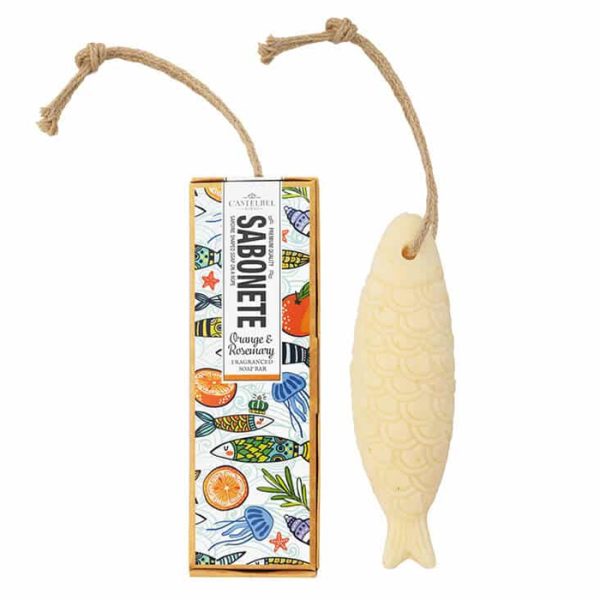 Sardine Soap-on-a-Rope Orange&Rosemary zeep 80 gr