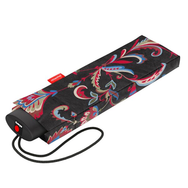 Umbrella Pocket Mini opvouwbare paraplu - Paisley Black