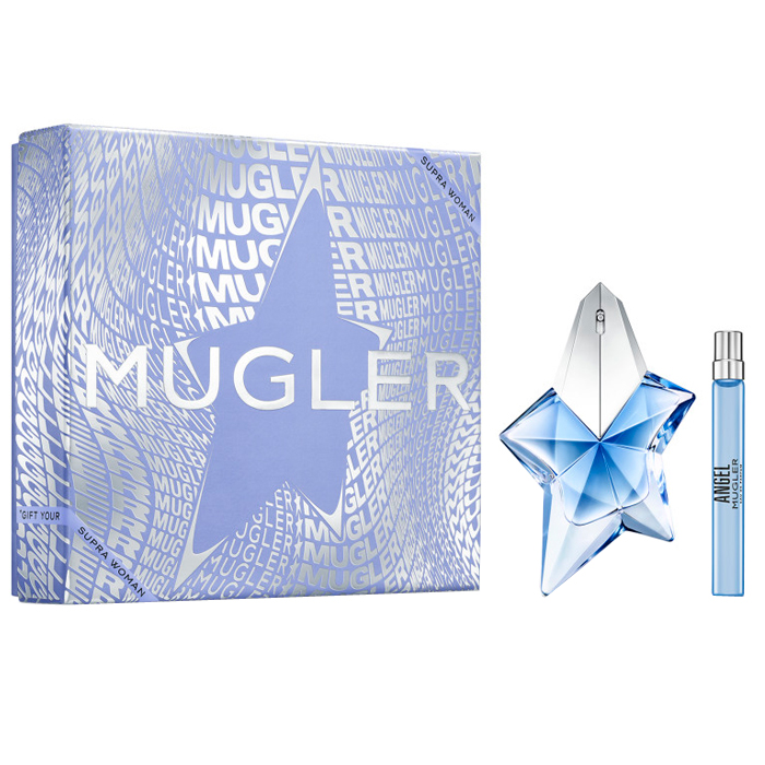 Angel eau de parfum 50 ml + 10 ml (navulbaar) geschenkset