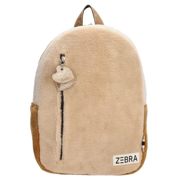 Zebra Rugzak Teddy beige