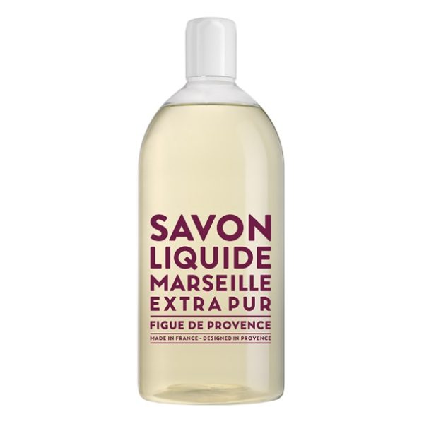 Savon de Marseille vloeibare handzeep Extra Pur Figue de Provence 1 liter navulling