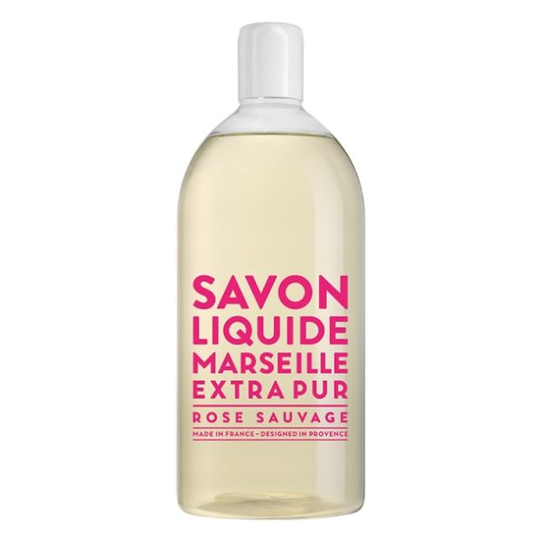 Savon de Marseille vloeibare handzeep Extra Pur Rose Sauvage 1 liter navulling