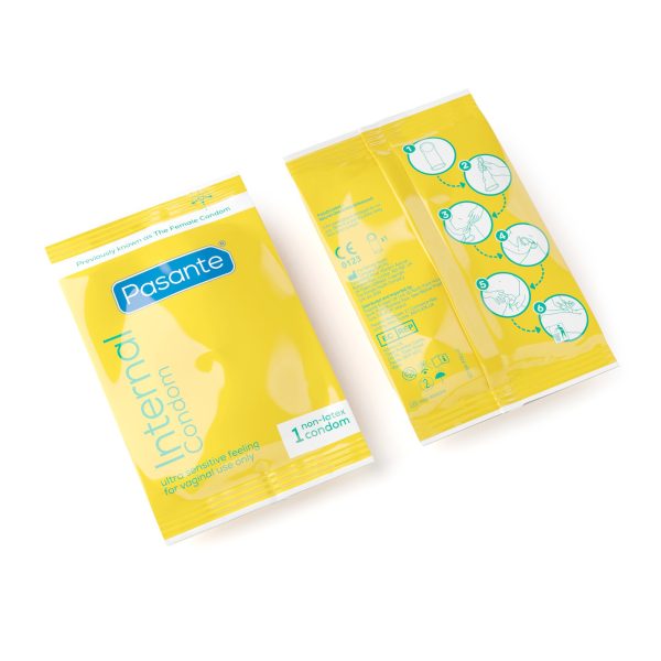 Pasante Internal Condom - Vrouwencondoom Latexvrij 6 stuks