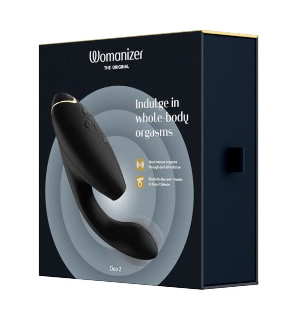 Womanizer Duo 2 - Vibrator En Stimulator Black - zwart