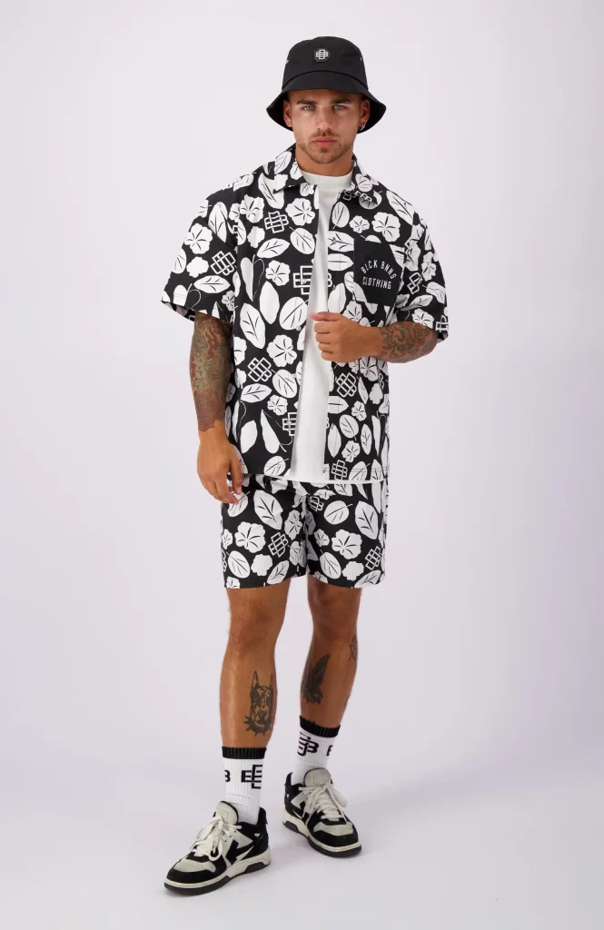 Black Bananas Bohemian Zwembroek Heren Zwart - Maat XL - Kleur: Zwart | Soccerfanshop