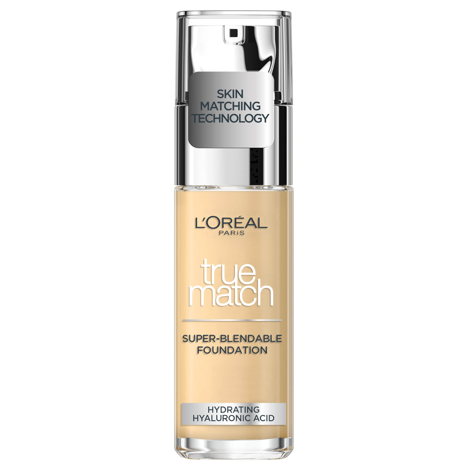 L'Oréal Paris True Match Vloeibare Foundation met SPF en Hyaluronzuur 30 ml (Verschillende Tinten) - Rose Ivory