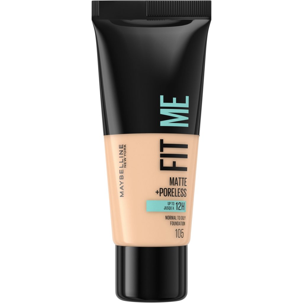 Maybelline Fit Me! Matte and Poreless Foundation 30ml (Various Shades) - 105 Natural Ivory