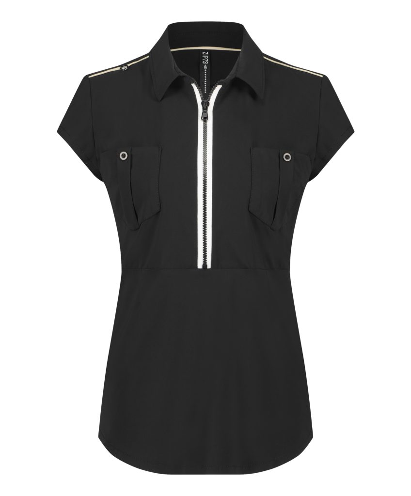 Zip73 312/01 Top Rits Tops En Singlets 10/zwart