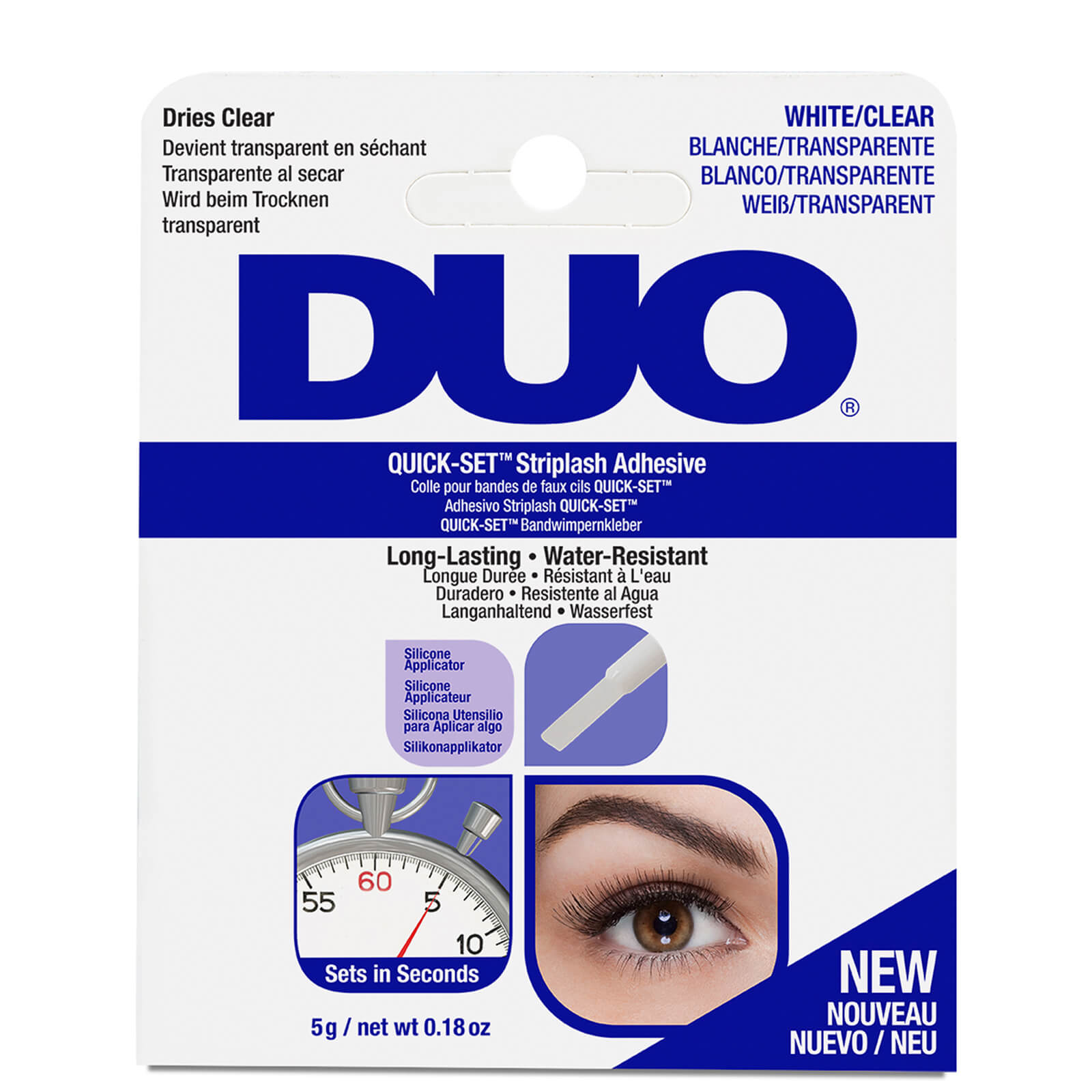 DUO Quick Set Striplash Adhesive - Clear 5g