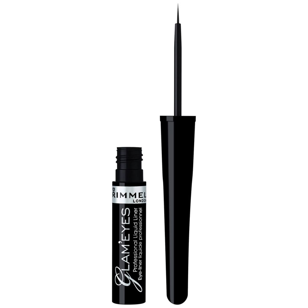 Rimmel London Glameyes Professional Vloeibare Eyeliner – 01 – Black Glamour