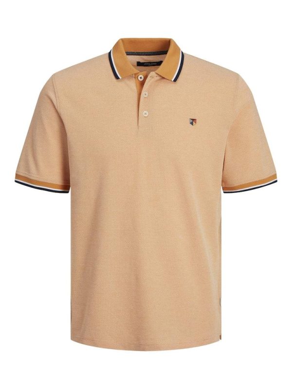 J-j Premium Jprbluwin Polo Ss Noos 12169064 Poloshirts Nugget Reg. W. White