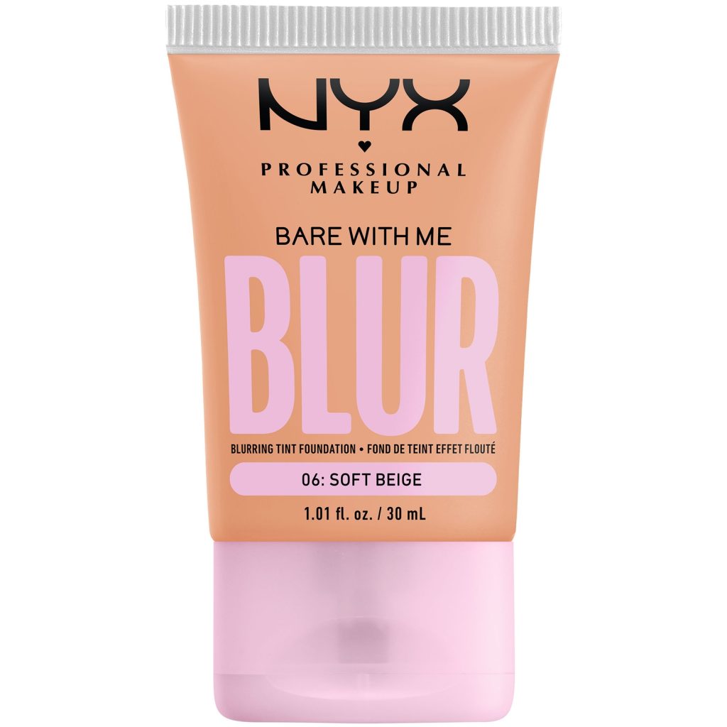 NYX Professional Makeup Bare With Me Blur Gekleurde Foundation 30 ml (Verschillende Tinten) - Soft Beige