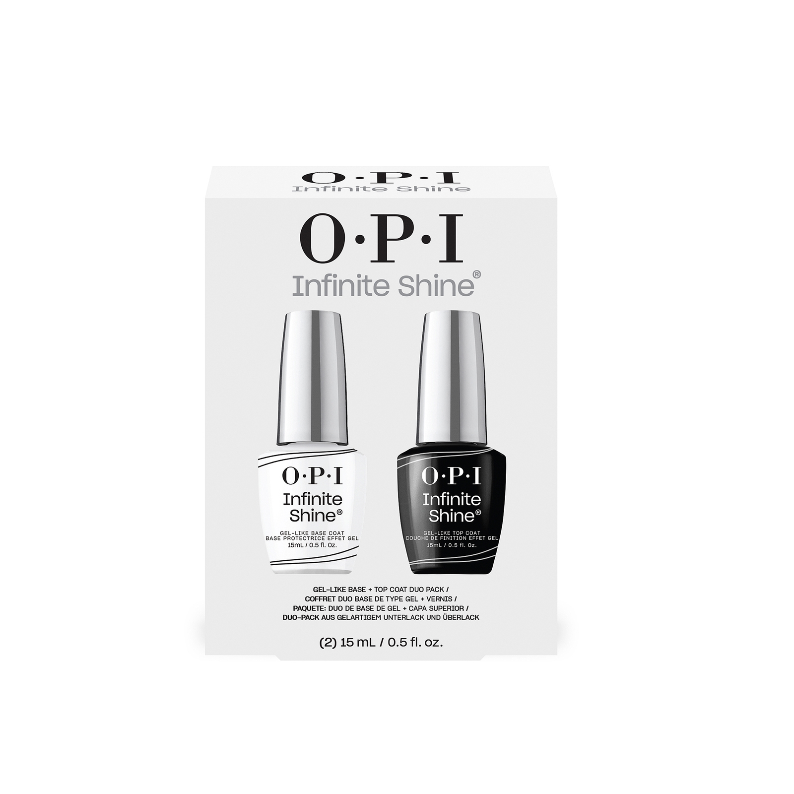 OPI Infinite Shine Langhoudende Basislak en Toplaag Duoset 2 x 15ml