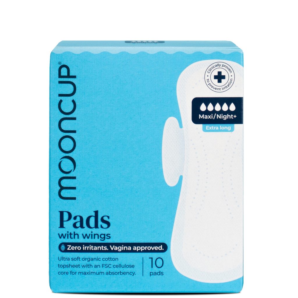 Mooncup Pads with Wings - Maxi/Night+ (10 pack)