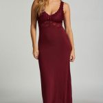 Hunkemöller Slipdress Nora Lace Long Rood