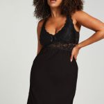 Hunkemöller Slipdress Nora Lace Zwart